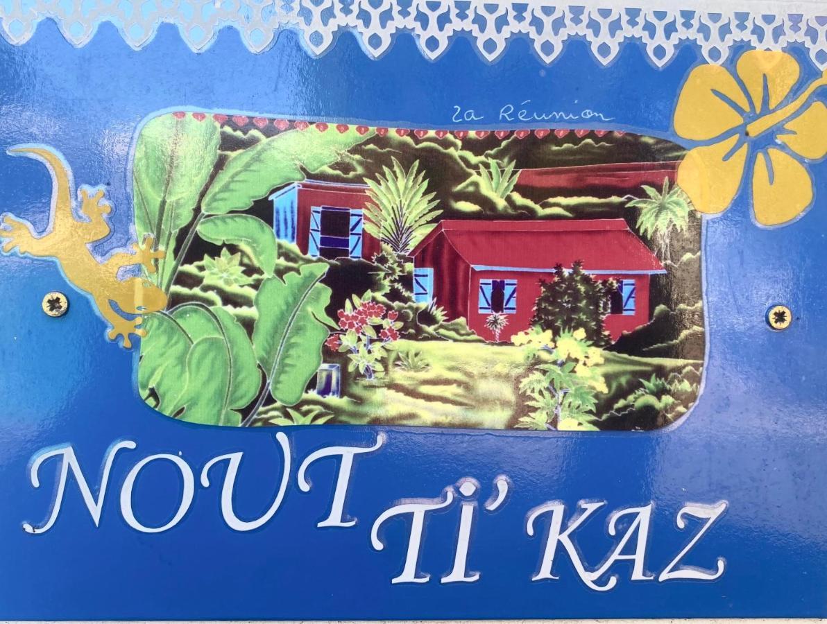 Nout Ti Kaz Le Bains Daire Étang-Salé les Bains Dış mekan fotoğraf